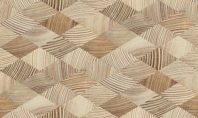 Fotobehang Eindkorrelige houten textuur