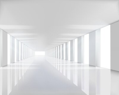 Fotobehang Elegante minimalistische tunnel