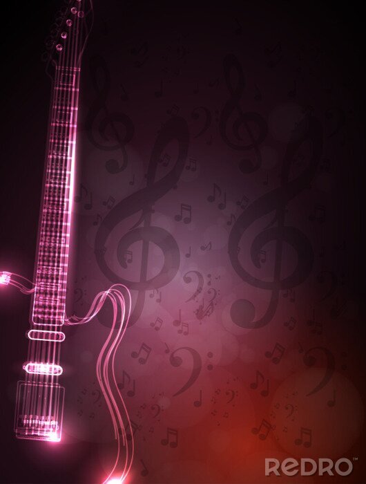 Fotobehang Elektrische gitaar