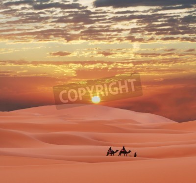 Fotobehang Enorme woestijn