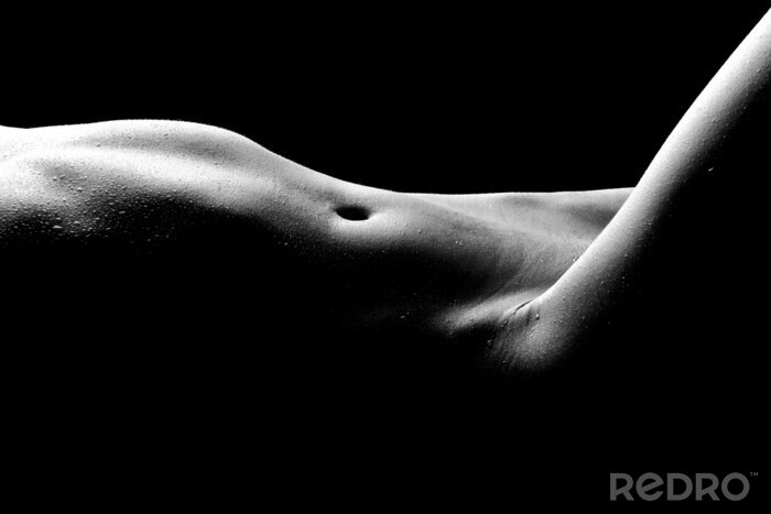 Fotobehang Erotische vrouw en lichaamsdeel