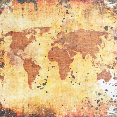 Ethnische wereldkaart