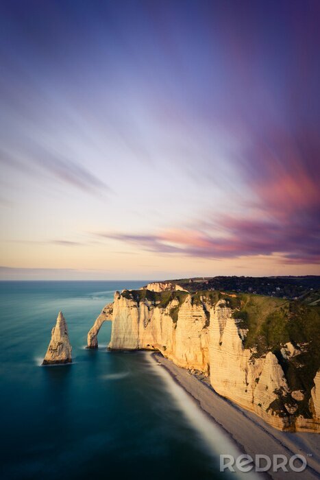 Fotobehang Etretat Frankrijk