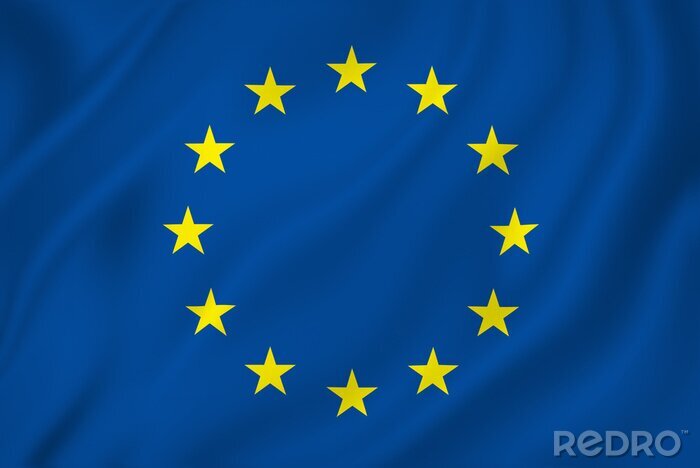 Fotobehang Europese vlag