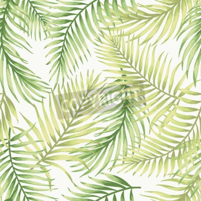 Fotobehang Exotisch patroon met natuur