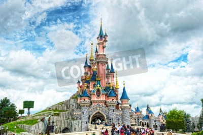 Fotobehang Fairytale Castle in France