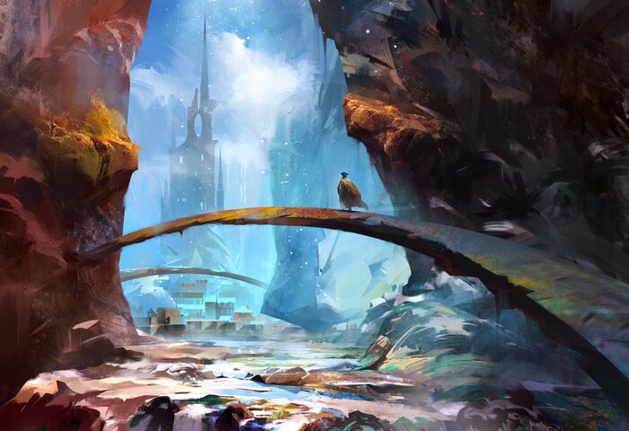 Fotobehang Fantasieland