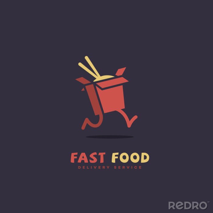 Fotobehang Fastfood-logo