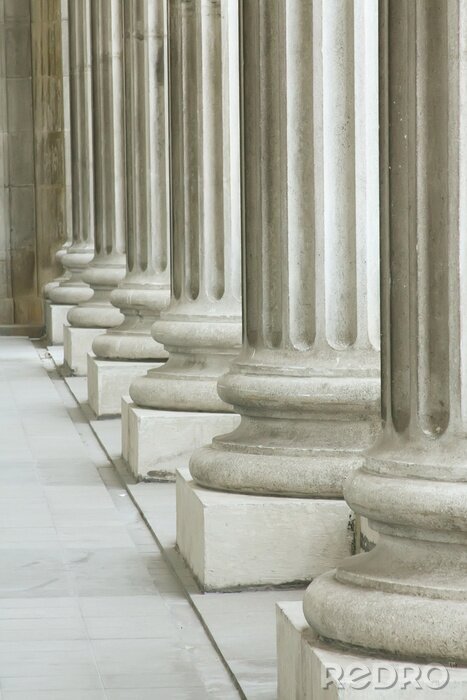Fotobehang Federal Courthouse Vertegenwoordigen van Wet en Orde Tijdens de Dag