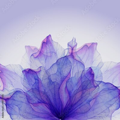 Fotobehang Fijne paarse bloem