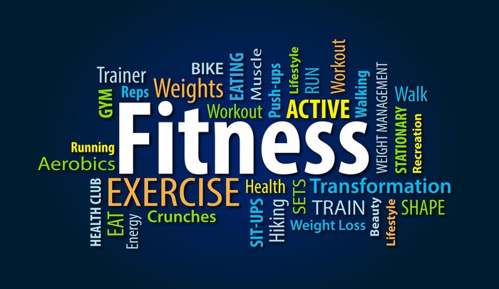 Fotobehang Fitnessgerelateerde bijschriften