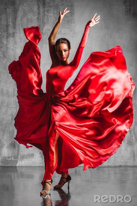 Fotobehang Flamencodanseres