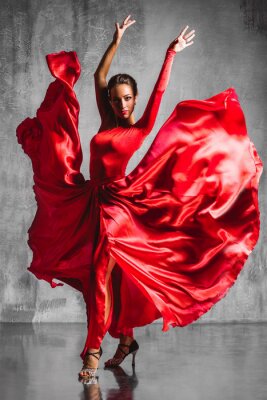 Fotobehang Flamencodanseres