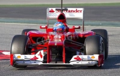 Fotobehang Formule 1 3D bolide