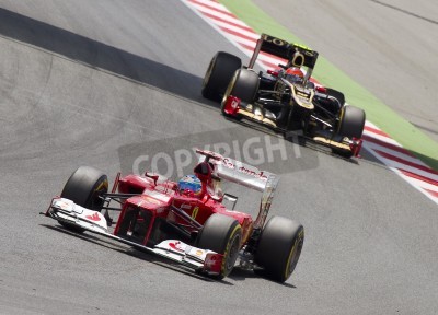 Fotobehang Formule 1 bolide