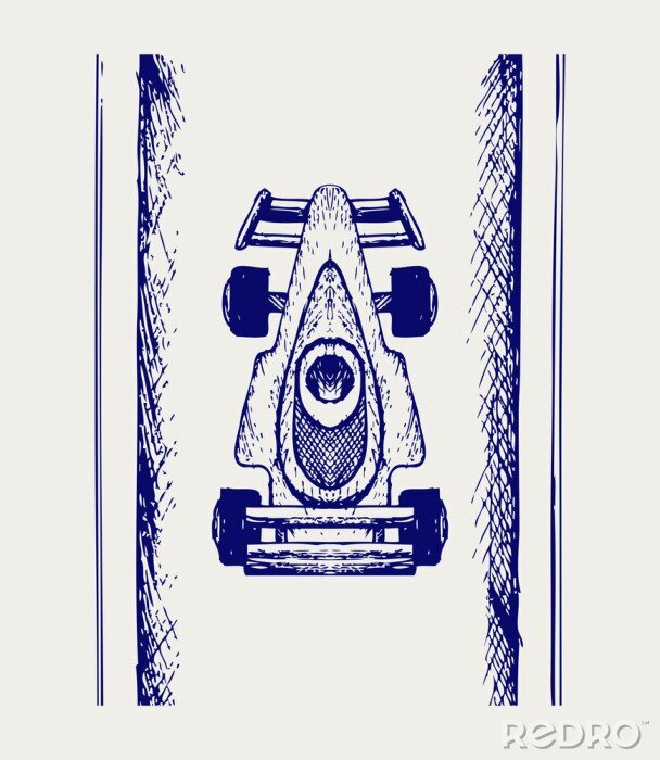 Fotobehang Formule 1-race