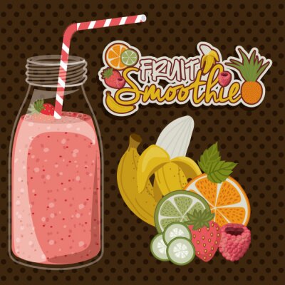 Fotobehang Fruit smoothie