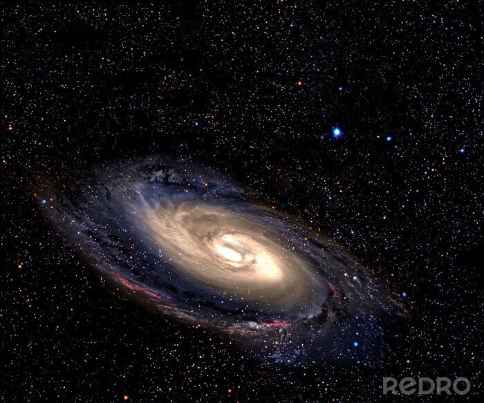 Fotobehang Galaxy en hemel met sterren