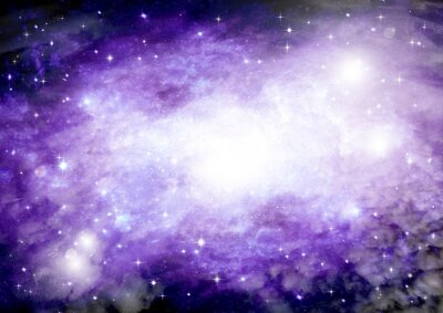 Fotobehang Galaxy en nevels