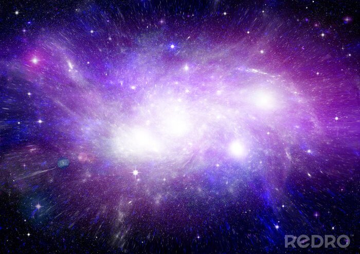 Fotobehang Galaxy in de ruimte