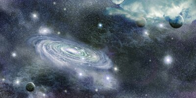 Fotobehang Galaxy in het universum