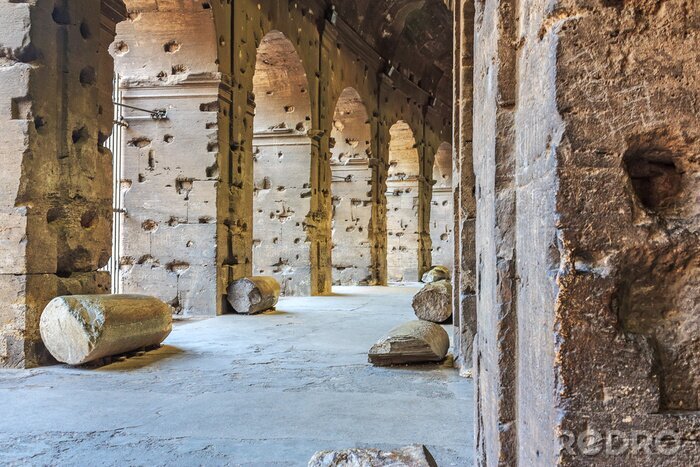 Fotobehang Gangen in het Colosseum