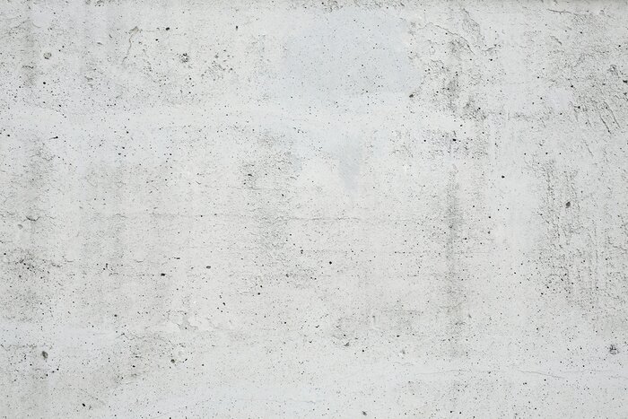 Fotobehang Gaten in het witte beton