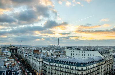 Fotobehang Gebouwen en uitzicht op Parijs