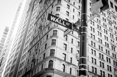 Fotobehang Gebouwen op Wall Street