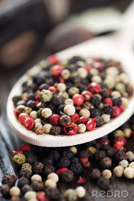 Fotobehang Gekleurde peperbollen