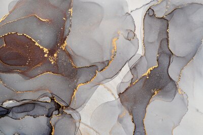 Fotobehang Gemengde grijze verven