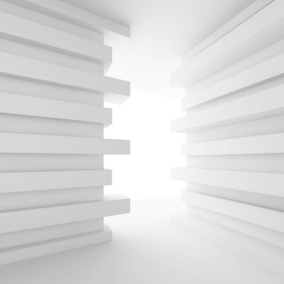 Fotobehang Geometrisch abstracte blokken