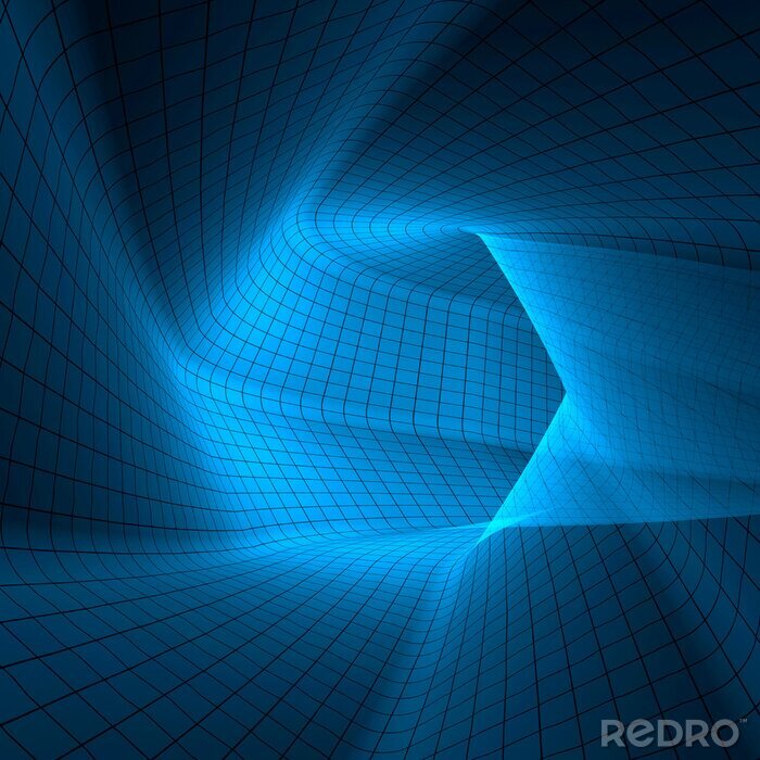 Fotobehang Geometrische maastunnel