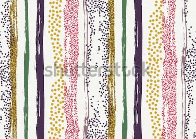 Fotobehang Gespatte stippen met lijnen