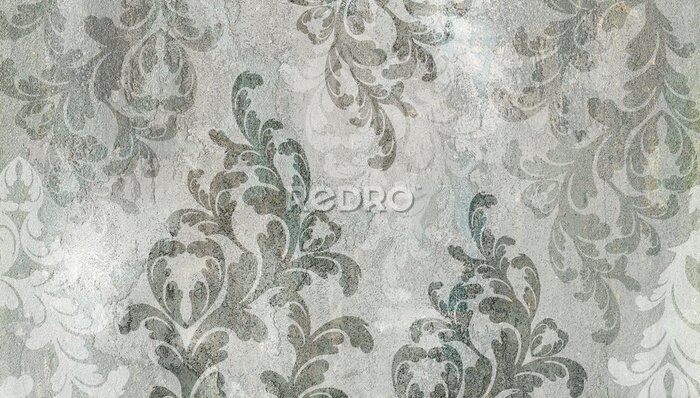 Fotobehang Gestileerde ornamenten in een elegante opstelling