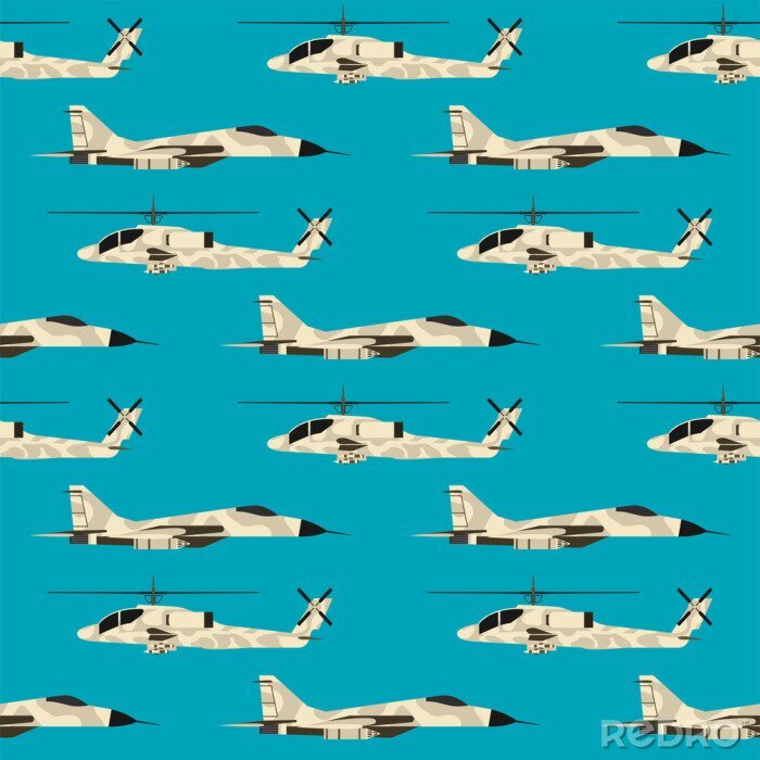 Fotobehang Gevechtsvliegtuigen in de lucht