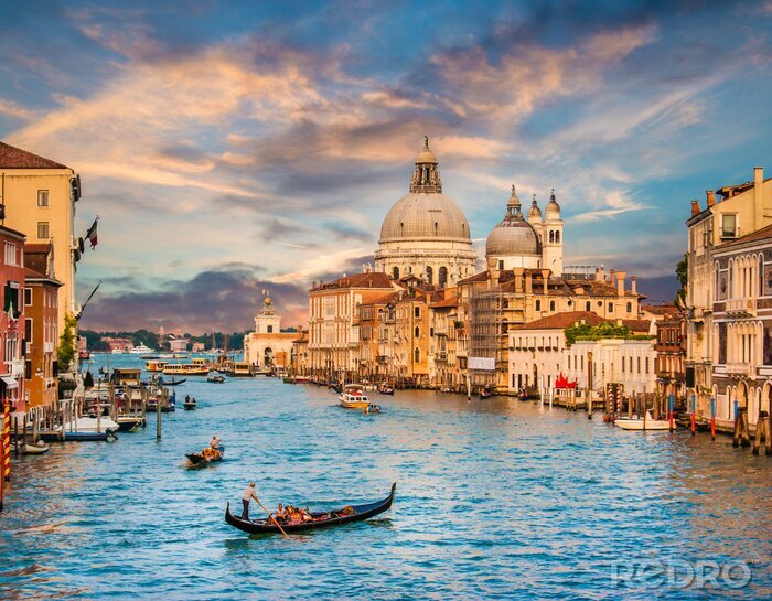 Fotobehang Geweldige stadsgezicht van Venetië