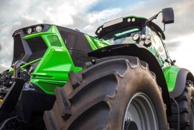 Fotobehang Gewone moderne trekker