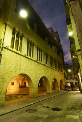 Fotobehang Girona en de oude straten