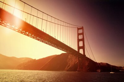 Fotobehang Golden Gate Bridge in Amerika