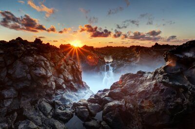 Gouffre de l'Etang-Sale au Crepuscule - La Reunion