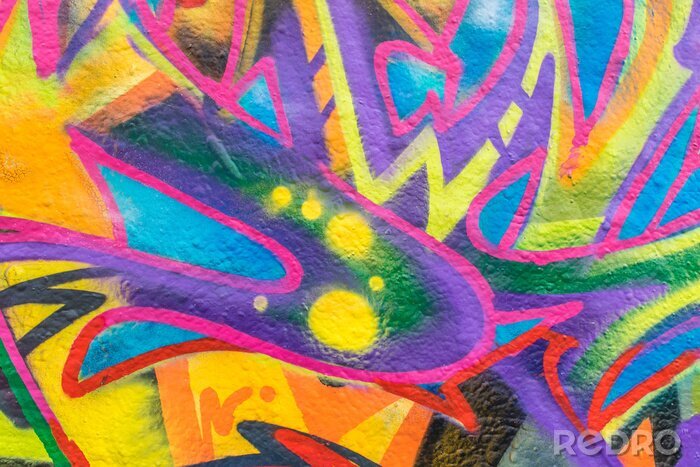 Fotobehang Graffiti schilderen