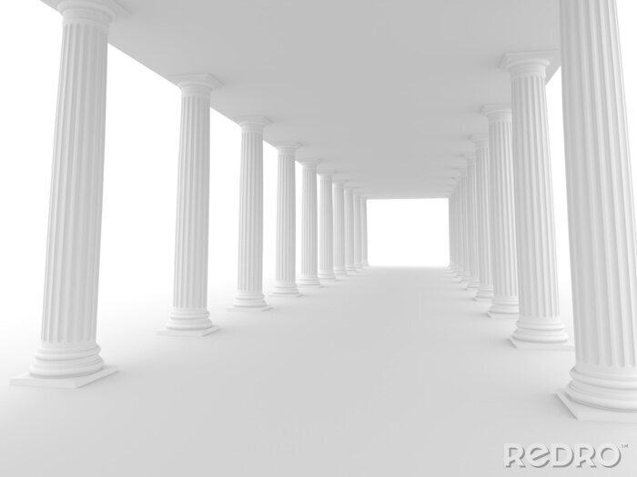 Fotobehang Grafisch architecturaal patroon