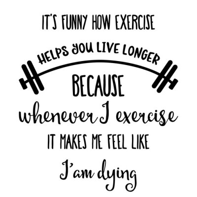 Grappig citaat over lichaamsbeweging