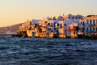 Fotobehang Grieks stadspanorama