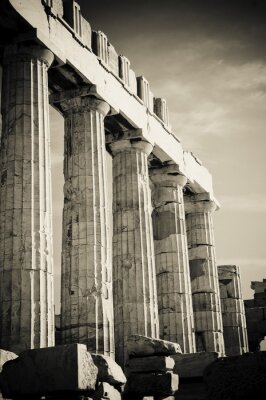 Fotobehang Griekse kolommen