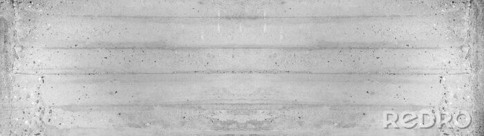 Fotobehang Grijs beton met horizontale scheuren