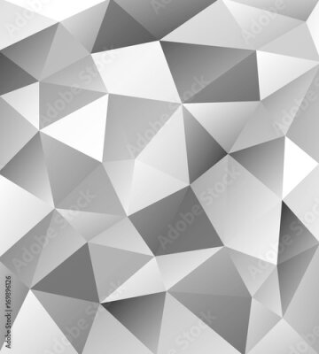 Fotobehang Grijs geometrisch patroon in 3D