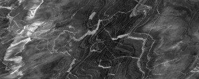 Fotobehang Grijs vloeiend marmer