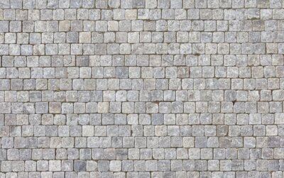 Fotobehang Grijze bakstenen muur